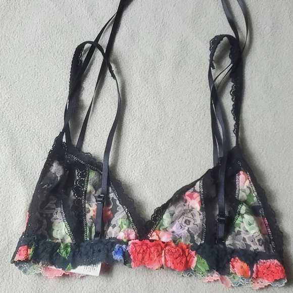 HANKY PANKY  WOMEN'S PAPILLION ROSE  BRALETTE, NEW, NO TAGS - Picture 3 of 11